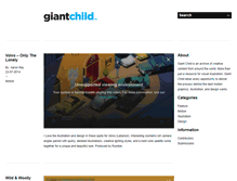 Tablet Screenshot of giantchild.com